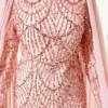 Dress with Sequin and Rose Accessory Powder Pink - Image 4