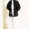 Lace Detail Ankle-Banded Shirt Black - Afbeelding 3