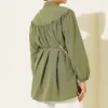 ⁦Gathered Chest Shirt Khaki⁩ - الصورة ⁦3⁩