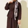 Belted Two-Piece Set with Gathered Bust Brown - Image 2
