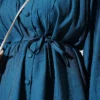 Belted Two-Piece Set with Gathered Bust Petrol – Bild 4