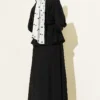 Belted Two-Piece Set with Gathered Bust Black – Bild 3
