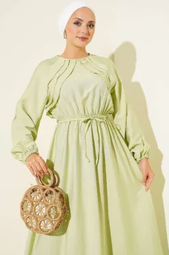 Alternative Ansicht von Ruffle Detail Belted Dress