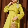 ⁦Ruffled Breast Tie Dress⁩ - الصورة ⁦2⁩