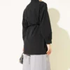 Shirt with Chest Panel and Ties Black - Image 3