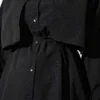 Shirt with Chest Panel and Ties Black - Image 4