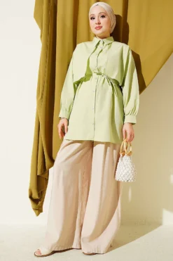 Alternatieve weergave van Shirt with Chest Panel and Ties
