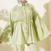 Wide Sleeve Drawstring Two-Piece Set - immagine 2