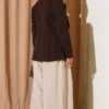 Wide Pleated Pocket Skirt Pants Beige – Bild 3