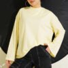 Wide Sleeve Basic Tunic Yellow