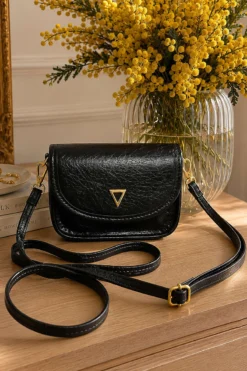 Magnetic Bag with Gold Detail Black