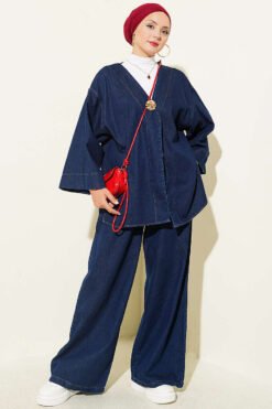 Alternative view of Two-Piece Set Denim