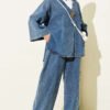 Two-Piece Set Denim Blue