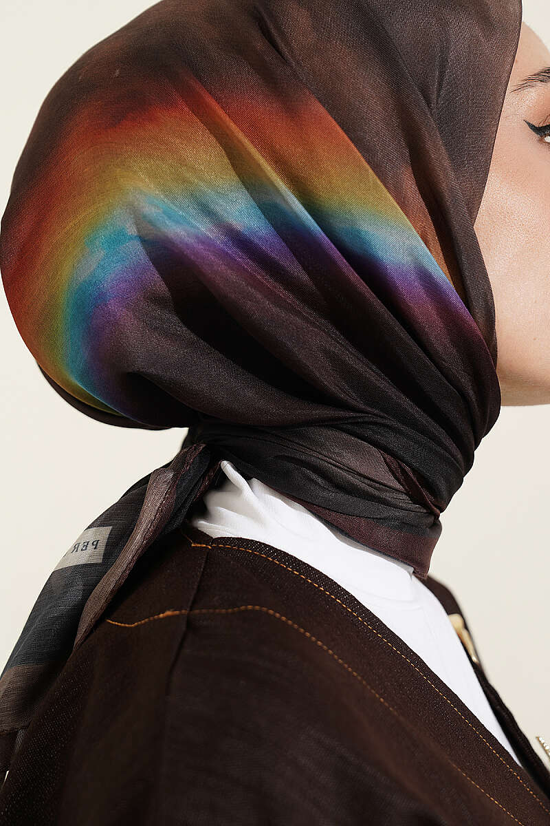 Assorted Hologram Patterned Scarf Set of 4 Assorted – Bild 4