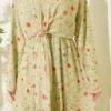 Dress with Front Tie and Gold Buckle Gold – Bild 4