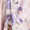 Floral Patterned Soft Shawl Lilac - Afbeelding 4