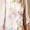 Floral Patterned Soft Shawl Powder Pink – Bild 4