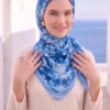 Floral Scarf Series Baby Blue – Bild 2