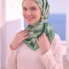 Floral Scarf Series Mint