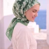 Floral Scarf Series Mint - Image 2