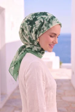 Alternative Ansicht von Floral Scarf Series Mint