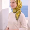 Floral Scarf Series Yellow – Image 2