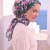 Floral Scarf Series Emerald - Image 2