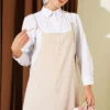 Strap Dress Beige - Image 2