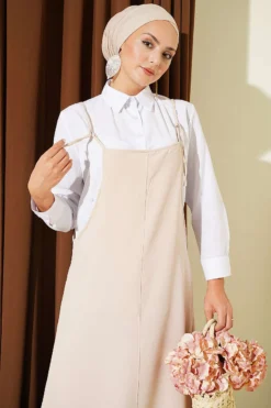 Alternative view of Strap Dress Beige