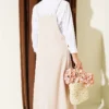 Strap Dress Beige - Image 3