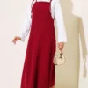 Strap Dress Burgundy