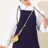 ⁦Strap Dress Navy Blue⁩ - الصورة ⁦2⁩