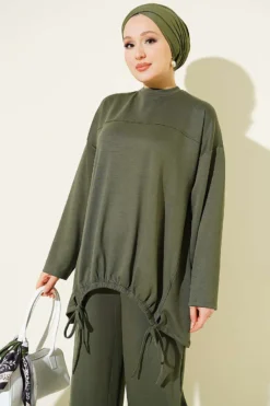 Alternative view of Two-Piece Set Khaki