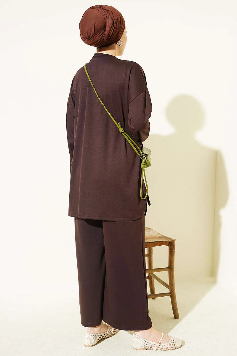 Two-Piece Set Brown - الصورة 3