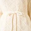 Belted Square Knit Dress Stone - immagine 4