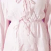 Double Lapel Elastic Waist Two-Piece Set Pink - Afbeelding 4