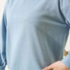 French Terry Plain Tunic Baby Blue - Image 4