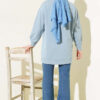 French Terry Plain Tunic Baby Blue - Image 3