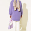French Terry Plain Tunic Lilac – Image 3