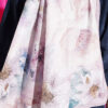 Floral Scarf with Fine Stripe Detail Powder Pink - immagine 4