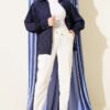 Belted Tapered Pants with String Detail Ecru - Image 2