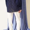 Belted Tapered Pants with String Detail Ecru - Image 3