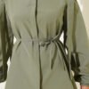 Shirt with Shoulder Cape and Belt Hazel - Imagen 4