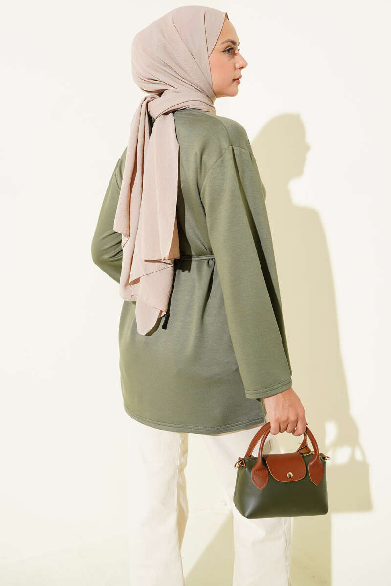Spanish Sleeve Lace-Up Tunic Hazel - الصورة 3