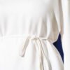 Spanish Sleeve Lace-Up Tunic Ecru - Imagen 4