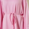 Spanish Sleeve Lace-Up Tunic Pink - Imagen 4