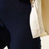 Spanish Flared Waistband Trousers Navy Blue – Bild 4
