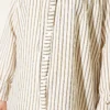 Striped Two-Piece Set with Cuffed Sleeves Brown – Image 4
