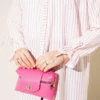 Striped Two-Piece Set with Cuffed Sleeves Pink - Afbeelding 4