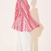 Striped Loose Tunic with Belt – Bild 3